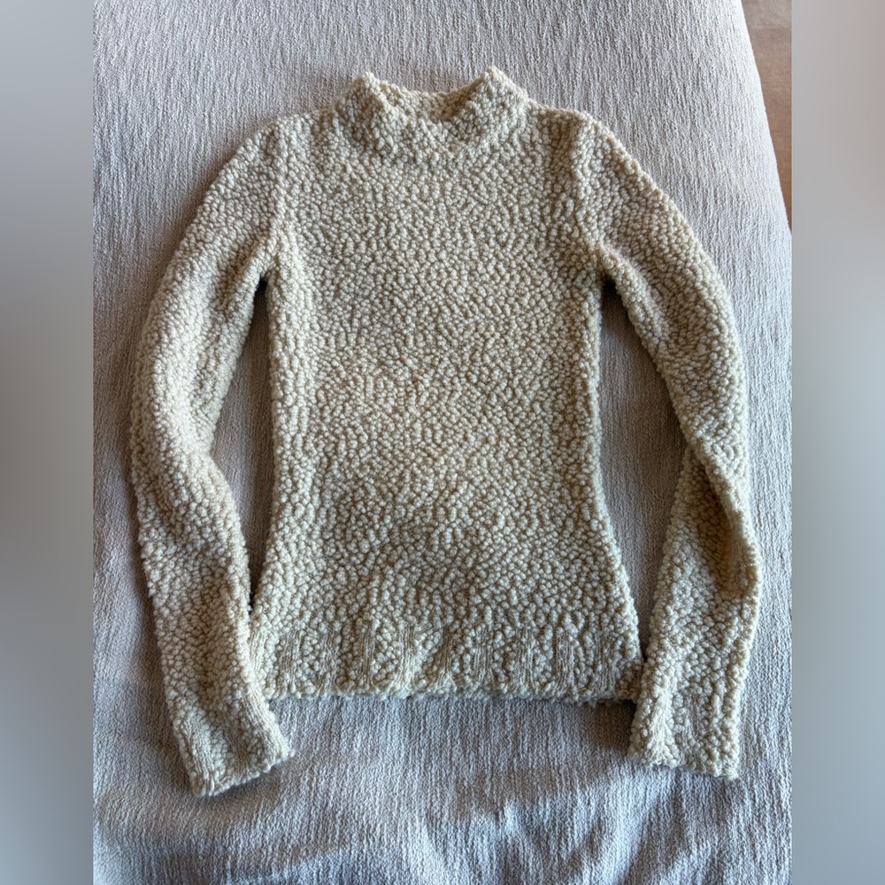 Calvin Klein Collection popcorn wool sweater